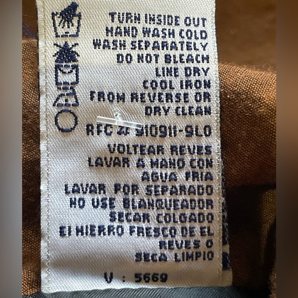 White Stag Floral Embroidery Lightweight Jacket Brown Size Medium - Picture 7 of 9